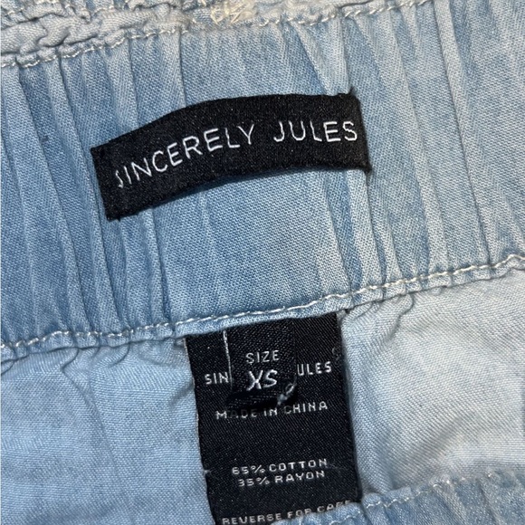 Flowy/Flared Pants Light Blue Women’s Xs - Picture 2 of 3